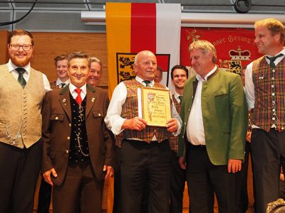 Liederabend mit großer Ehrung