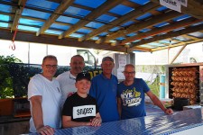 Da geht es heiß her - Grillstation 100 Jahre MGV Afritz am See