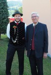 Chorleiter Johannes Jonach mit Friedrich Kofler vom Sängergau Villach 100 Jahre MGV Afritz am See