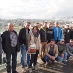 MGV Afritz am See in Linz mit Blick auf die Donau, begleitet von Bernhard und Margot Rauter