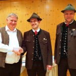 Bgm Maximilian Linder gratuliert dem neuen Obmann