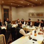 Singen in geselliger Runde - mit dem neuen Vorstand.